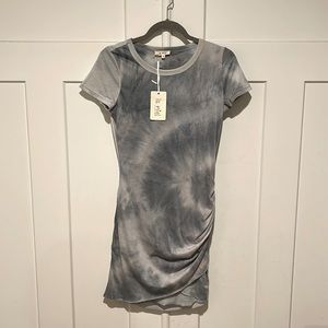 NWT bodycon dress with side ruching size small